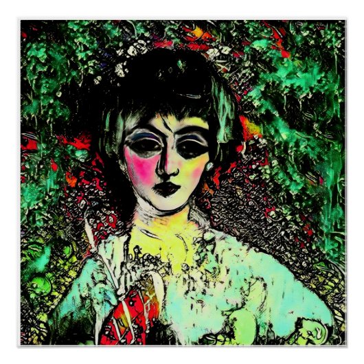 Gothic Beauty Portrait  ポスター (正面)