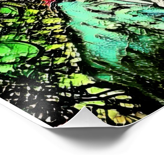 Gothic Beauty Portrait ポスター (コーナー)