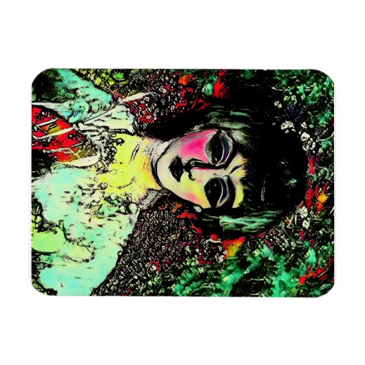 Gothic Beauty Portrait  マグネット (横)