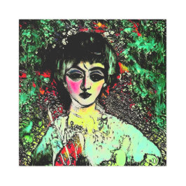 Gothic Beauty Portrait メタルプリント