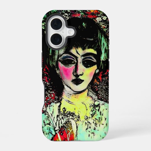 Gothic Beauty Portrait iPhone 16ケース (裏面)