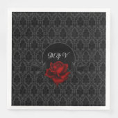 Gothic Black Damask Rose Wedding (正面)