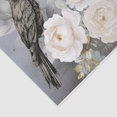 Gothic Black Ravens & White Flowers  薄葉紙 (詳細)