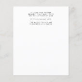 Gothic Boho Save the Date  (裏面)