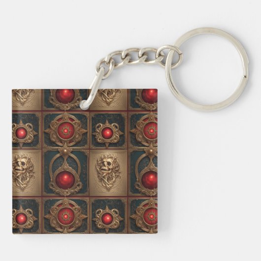 Gothic Book Cover キーホルダー (裏面)