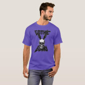 Gothic Bunny – Dark Easter Art - camiseta Tシャツ (正面フル)