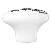 Gothic Bunny Rabbit Anatomy Ceramic Knob セラミックノブ (側面)