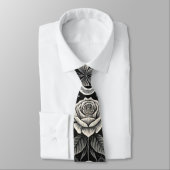 Gothic Butterfly Floral Pattern (1) ネクタイ (タイ)