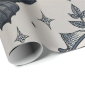 Gothic Butterfly Floral Pattern (2) ラッピングペーパー (ロールコーナー)