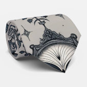 Gothic Butterfly Floral Pattern (3) ネクタイ (ロール)