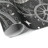 Gothic Butterfly Floral Pattern (4) ラッピングペーパー (ロールコーナー)