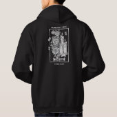 Gothic Candle and Rose Design  Hoodies パーカ (裏面)