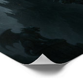 Gothic Castle and Gargoyles Poster ポスター (角)