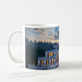 Gothic Castle at Dusk – Luxury Nature Mug Design コーヒーマグカップ