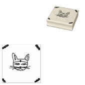 Gothic cat ink ラバースタンプ (押印)