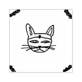 Gothic cat ink ラバースタンプ (インプリント)