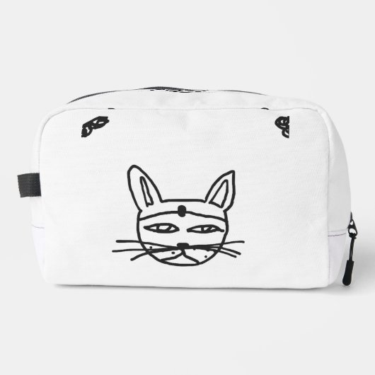 Gothic cat pencil bag ドップキット (正面)
