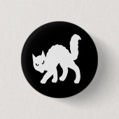 GOTHIC CAT PIN 缶バッジ (正面)