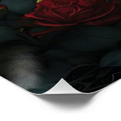 Gothic Cemetery Rose Garden ポスター (コーナー)