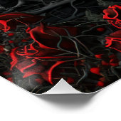 Gothic Cemetery Rose Garden ポスター (コーナー)