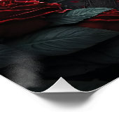 Gothic Cemetery Rose Garden ポスター (コーナー)