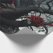 Gothic Cemetery Rose Garden ラッピングペーパー (角)