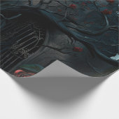 Gothic Cemetery Rose Garden ラッピングペーパー (角)