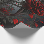 Gothic Cemetery Rose Garden ラッピングペーパー (角)