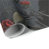 Gothic Cemetery Rose Garden ラッピングペーパー (ロールコーナー)