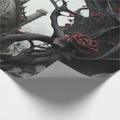 Gothic Cemetery Rose Garden ラッピングペーパー (角)