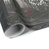 Gothic Cemetery Rose Garden ラッピングペーパー (ロールコーナー)