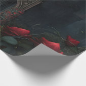 Gothic Cemetery Rose Garden ラッピングペーパー (角)