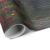 Gothic Cemetery Rose Garden ラッピングペーパー (ロールコーナー)