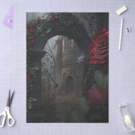 Gothic Cemetery Rose Garden 薄葉紙