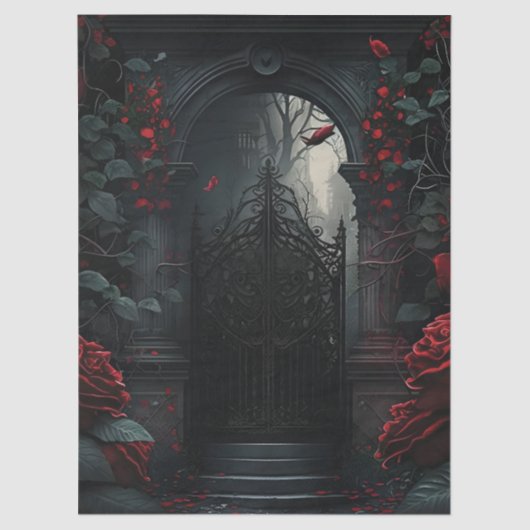 Gothic Cemetery Rose Garden 薄葉紙 (正面)