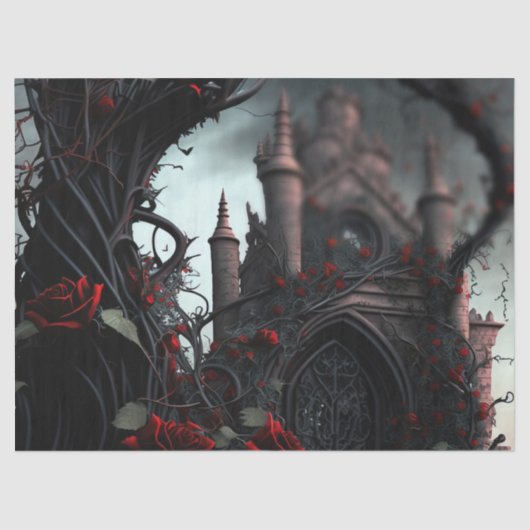 Gothic Cemetery Rose Garden 薄葉紙 (正面)