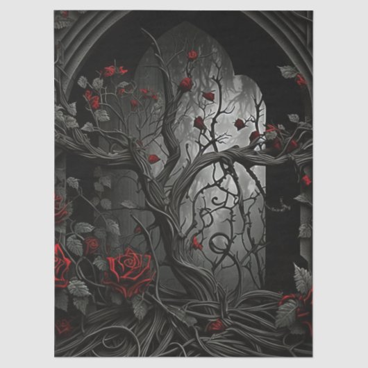 Gothic Cemetery Rose Garden 薄葉紙 (正面)