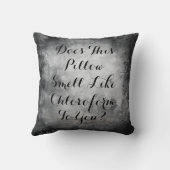 Gothic Chloroform Funny Halloween クッション (裏面)