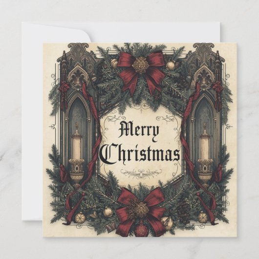gothic christmas card カード (正面)