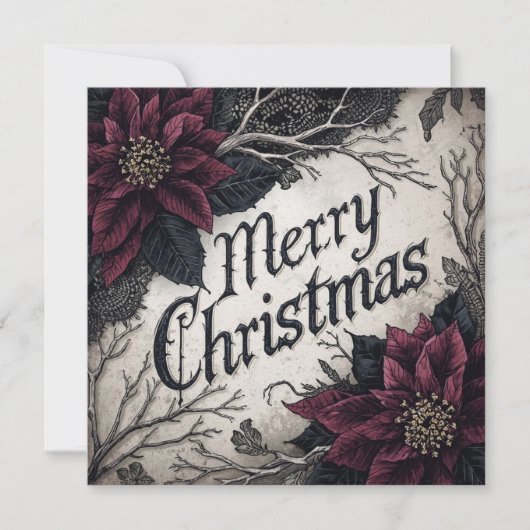 gothic christmas card カード (正面)