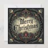 gothic christmas card カード (正面)