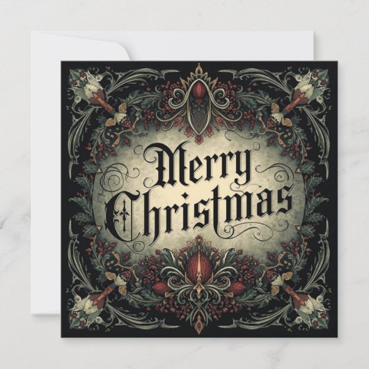 gothic christmas card カード (正面)