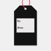 Gothic Christmas Gift Tag ギフトタグ (裏面)