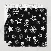 { Gothic Christmas } { Holiday Party } 招待状 (正面/裏面)