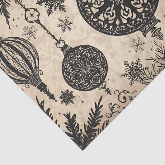 Gothic Christmas Tissue Paper Decoupage 薄葉紙 (詳細)