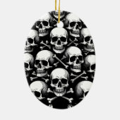 Gothic Christmas Tree II セラミックオーナメント (裏面)