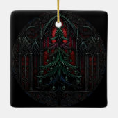 Gothic Christmas Tree Skulls  セラミックオーナメント (裏面)