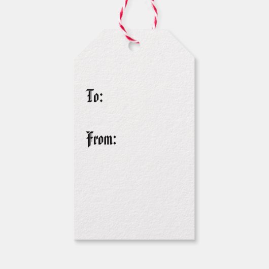 Gothic Chrsitmas Tree I ギフトタグ (裏面)