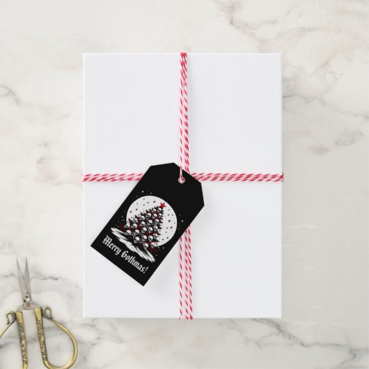 Gothic Chrsitmas Tree I ギフトタグ (より糸付き)