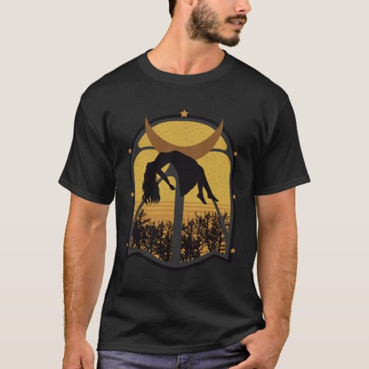 Gothic clothing aesthetic occult witch  12 tシャツ (正面)